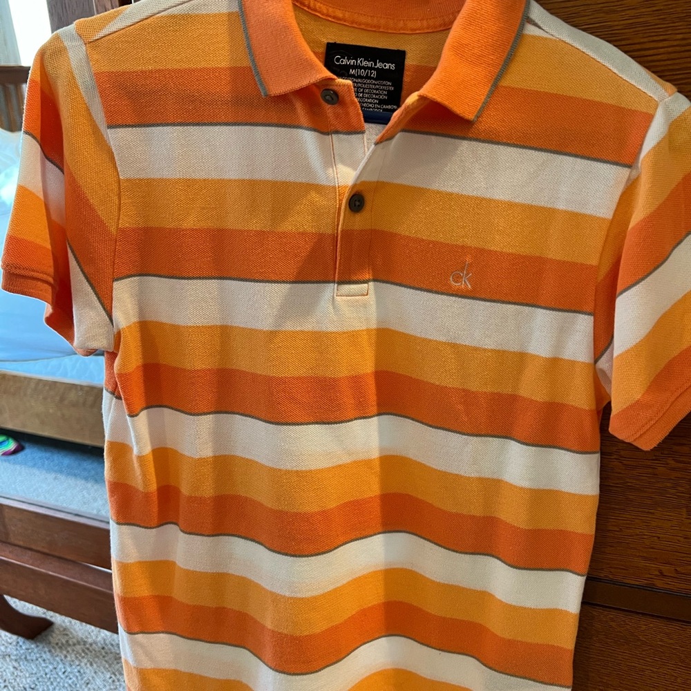 Boys M Calvin Klein Jeans polo shirt